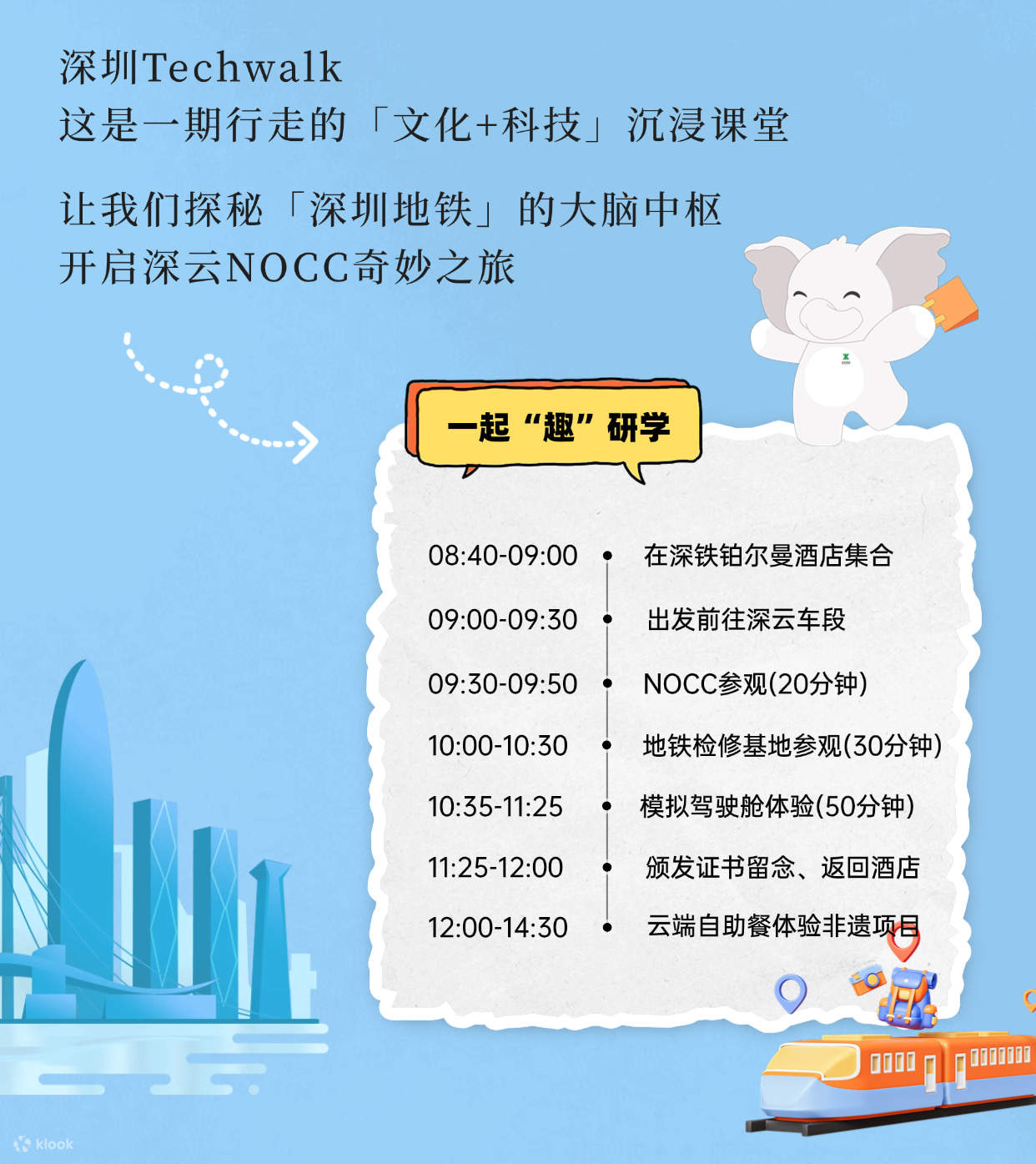 Carte de référence du circuit d'étude du métro